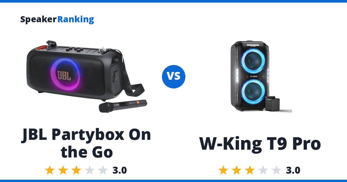 JBL Partybox On the Go vs W-King T9 Pro
