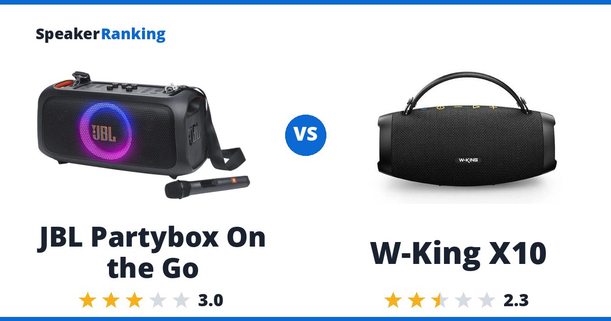 JBL Partybox On the Go vs W-King X10