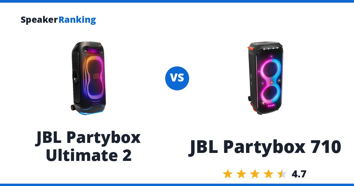 JBL Partybox Ultimate 2 vs JBL Partybox 710