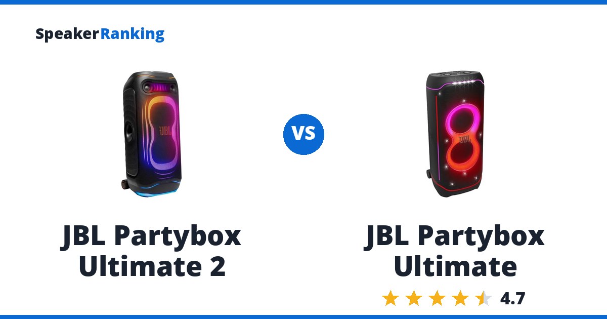 JBL Partybox Ultimate 2 vs JBL Partybox Ultimate