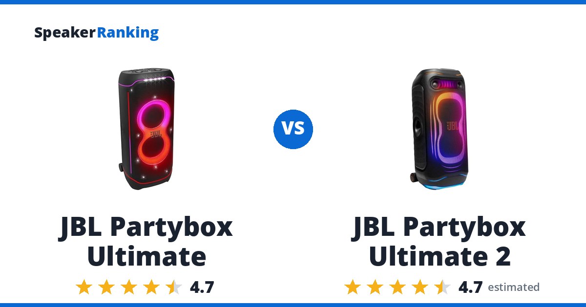 JBL Partybox Ultimate vs JBL Partybox Ultimate 2