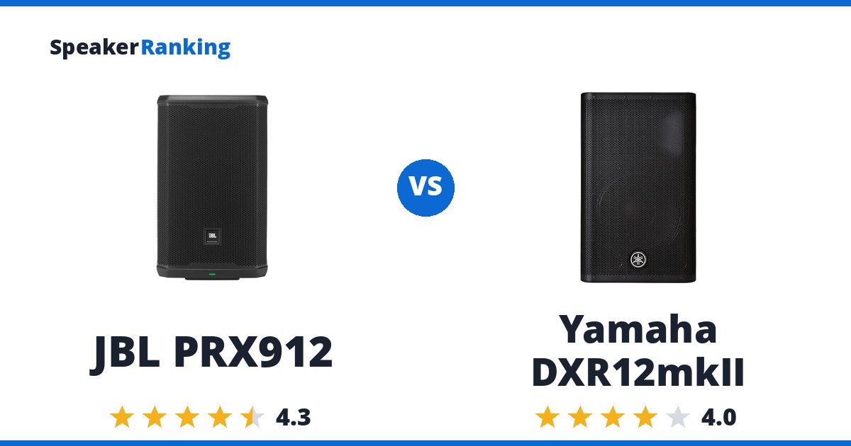 JBL PRX912 vs Yamaha DXR12mkII