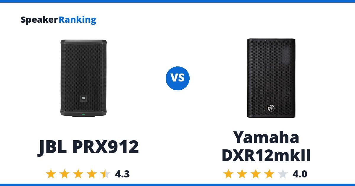 JBL PRX912 vs Yamaha DXR12mkII