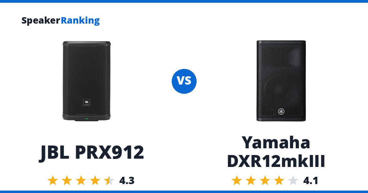 JBL PRX912 vs Yamaha DXR12mkIII