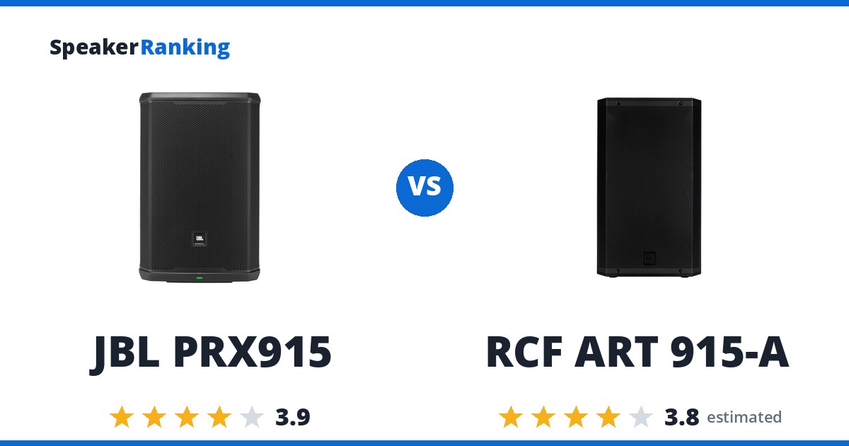 JBL PRX915 vs RCF ART 915-A