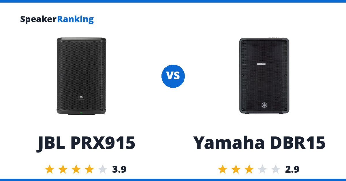 JBL PRX915 vs Yamaha DBR15
