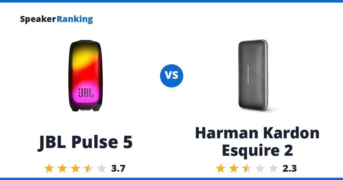 JBL Pulse 5 vs Harman Kardon Esquire 2