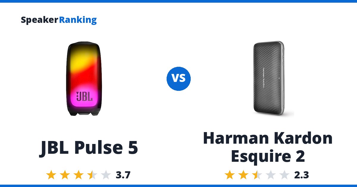 JBL Pulse 5 vs Harman Kardon Esquire 2