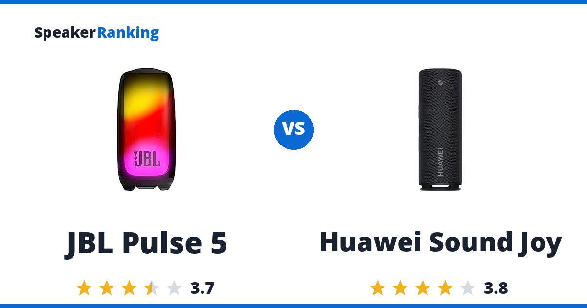 JBL Pulse 5 vs Huawei Sound Joy