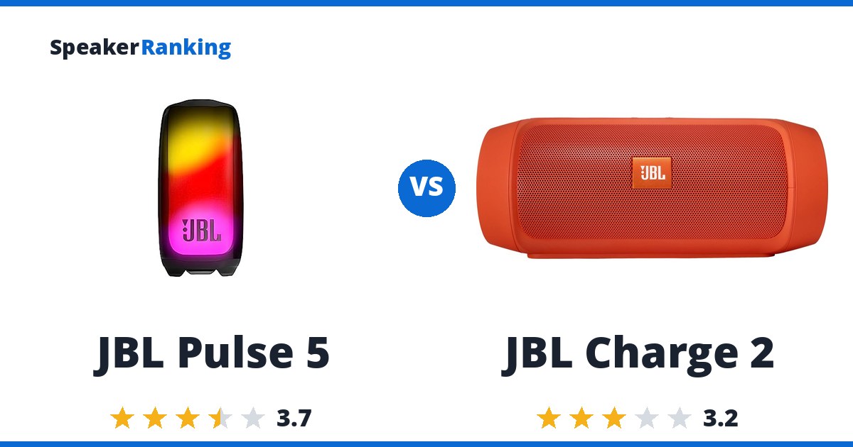 JBL Pulse 5 vs JBL Charge 2