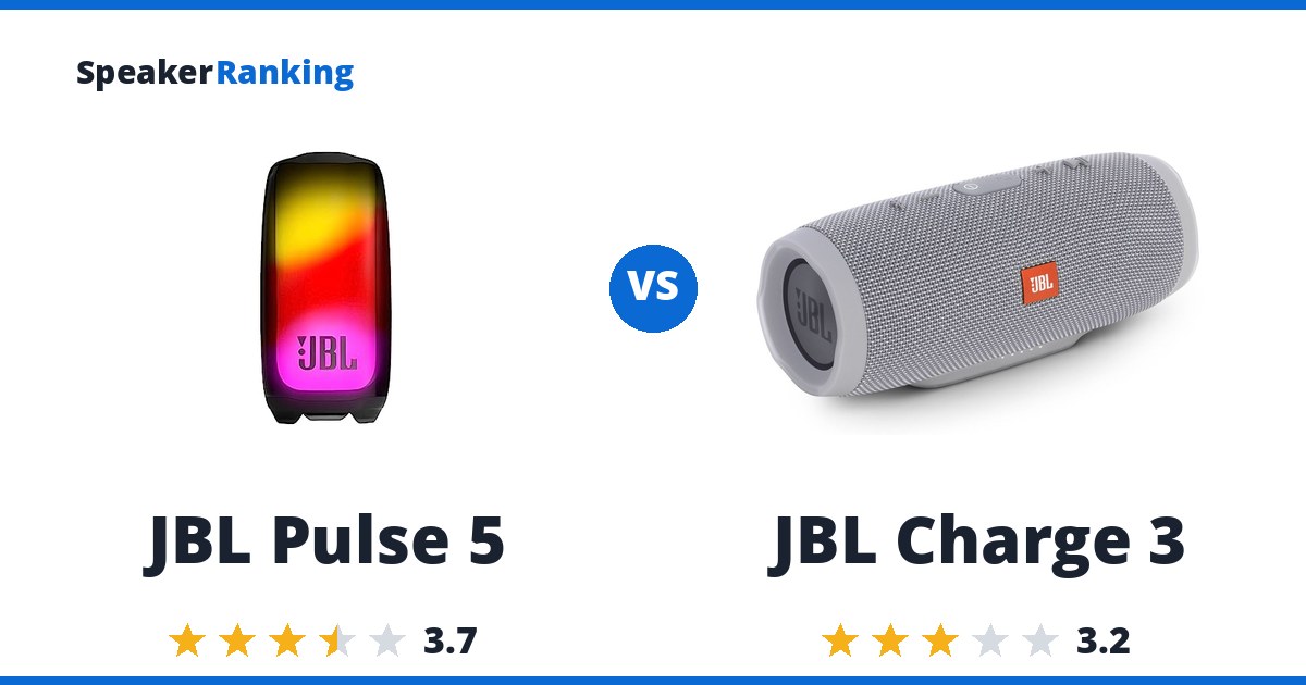 JBL Pulse 5 vs JBL Charge 3