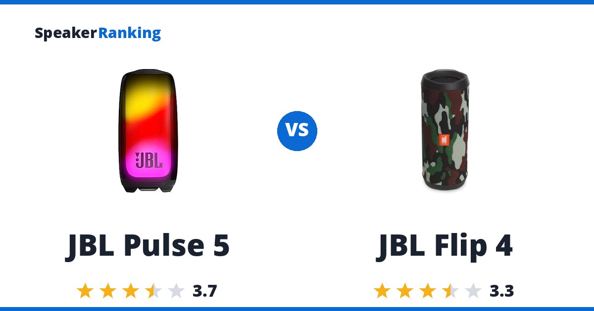 JBL Pulse 5 vs JBL Flip 4