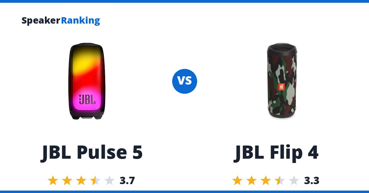 JBL Pulse 5 vs JBL Flip 4