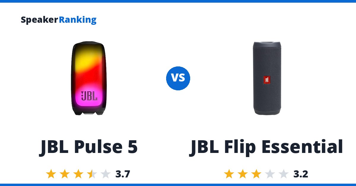 JBL Pulse 5 vs JBL Flip Essential