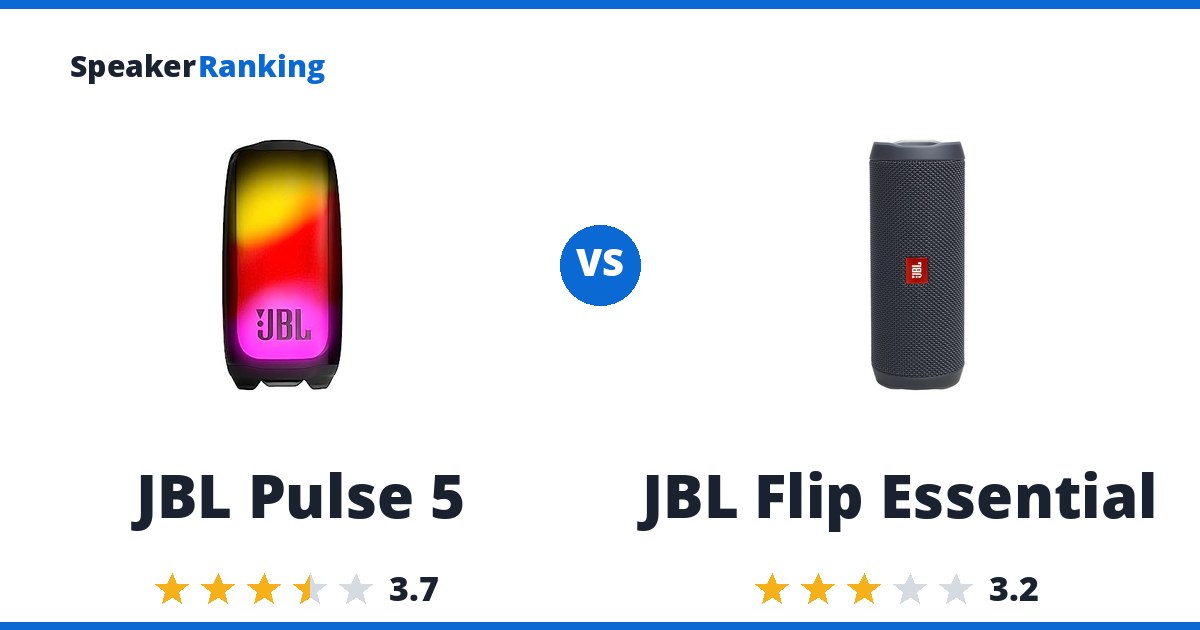 JBL Pulse 5 vs JBL Flip Essential