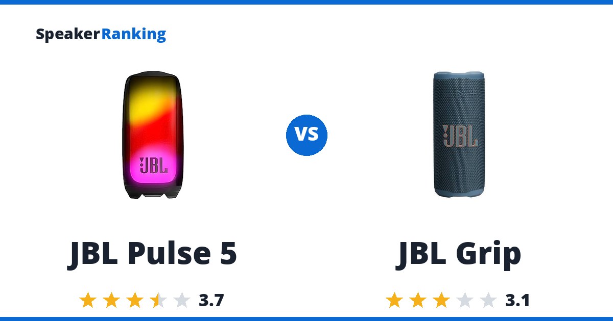 JBL Pulse 5 vs JBL Grip