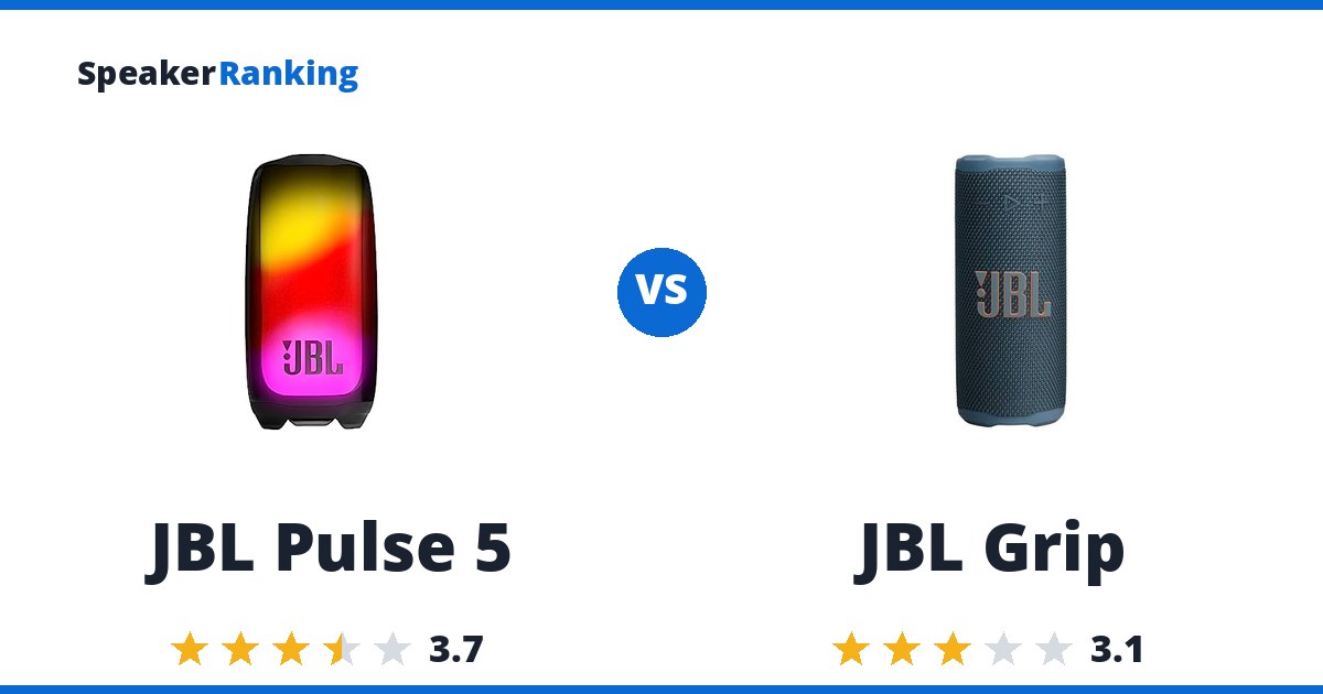 JBL Pulse 5 vs JBL Grip