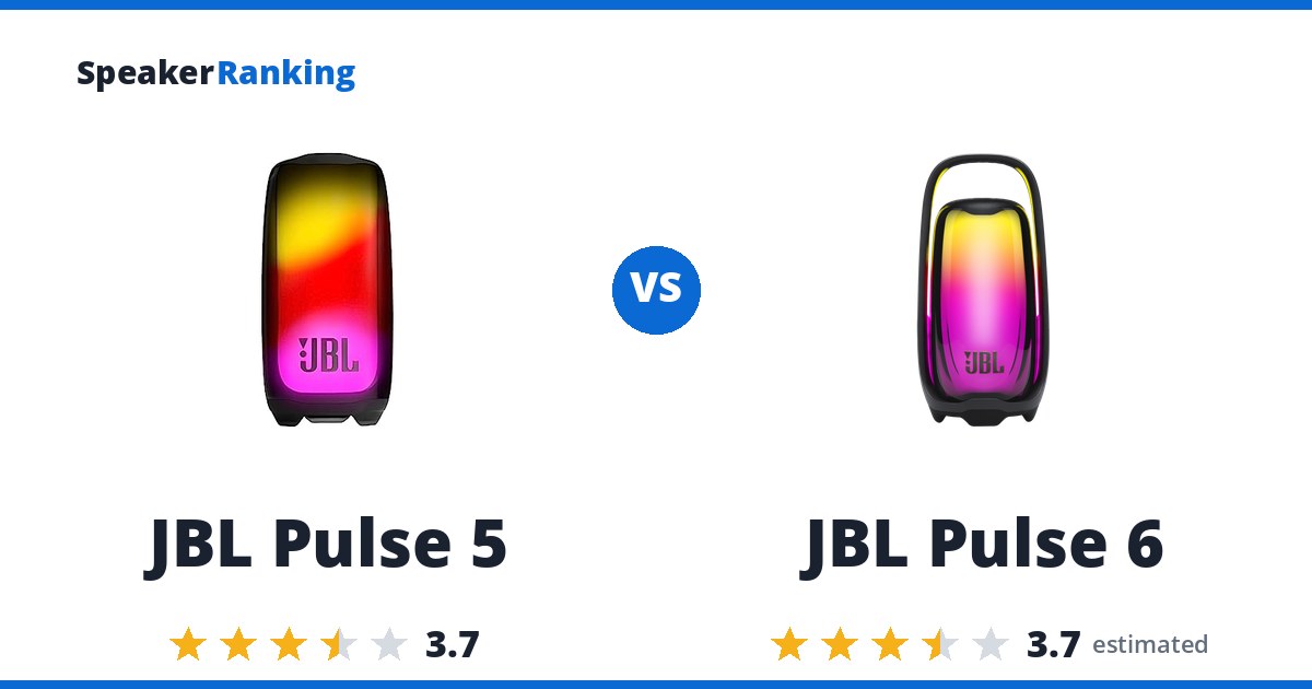 JBL Pulse 5 vs JBL Pulse 6