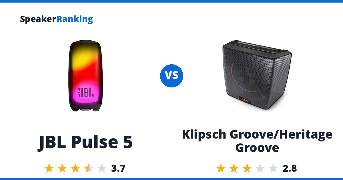 JBL Pulse 5 vs Klipsch Groove/Heritage Groove
