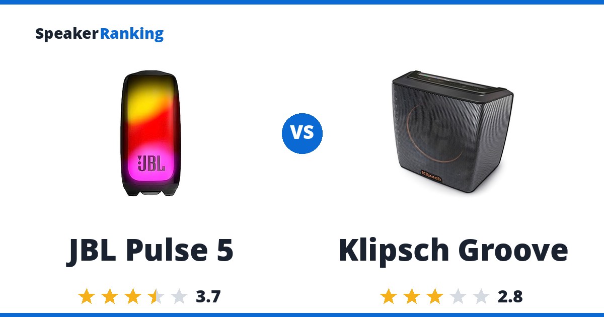 JBL Pulse 5 vs Klipsch Groove