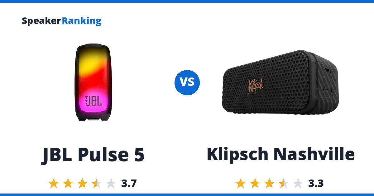 JBL Pulse 5 vs Klipsch Nashville