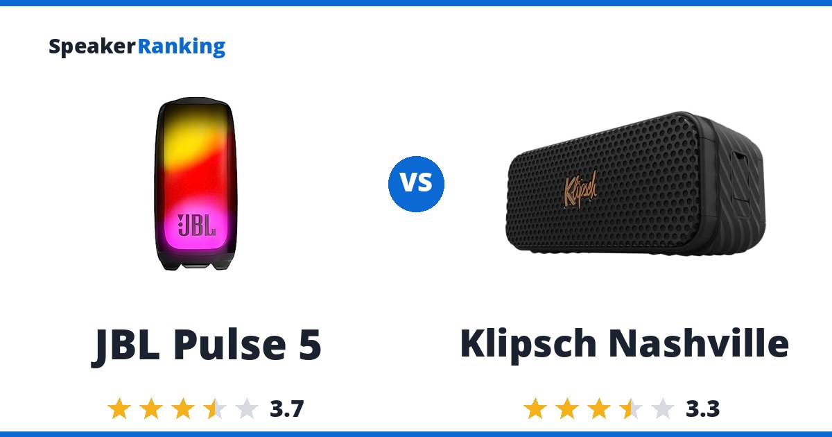 JBL Pulse 5 vs Klipsch Nashville