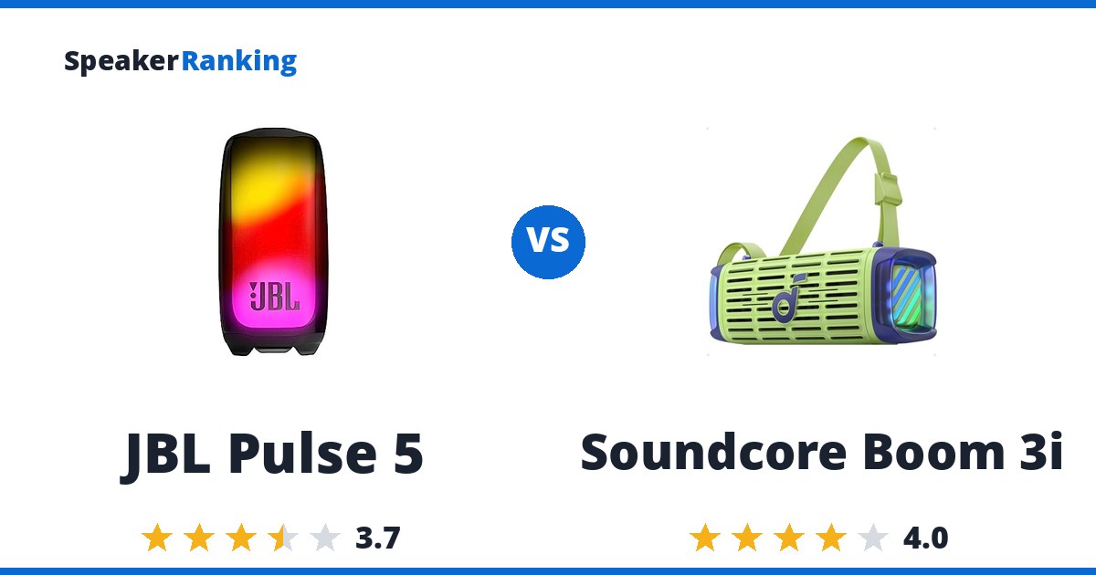 JBL Pulse 5 vs Soundcore Boom 3i