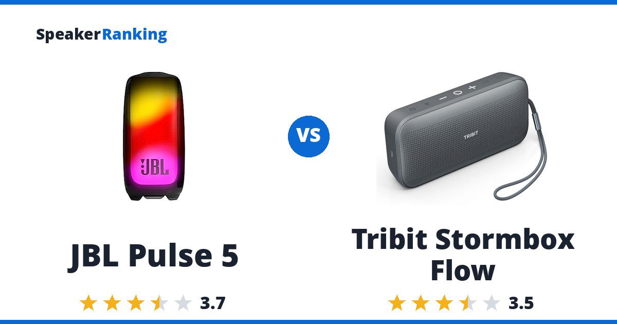 JBL Pulse 5 vs Tribit Stormbox Flow