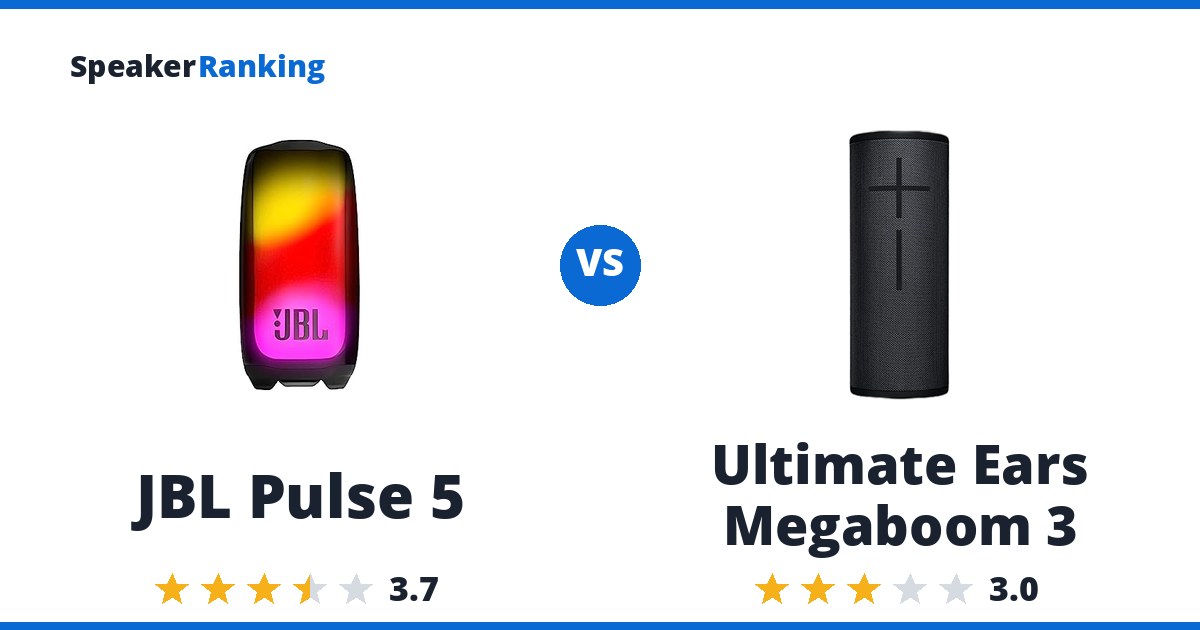 JBL Pulse 5 vs Ultimate Ears Megaboom 3