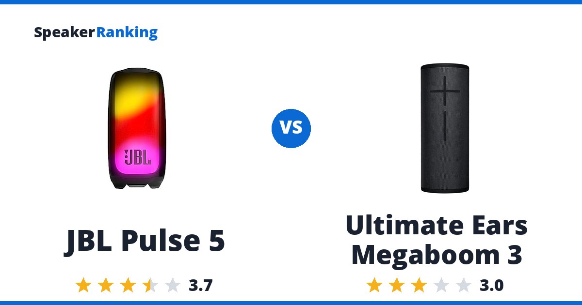 JBL Pulse 5 vs Ultimate Ears Megaboom 3