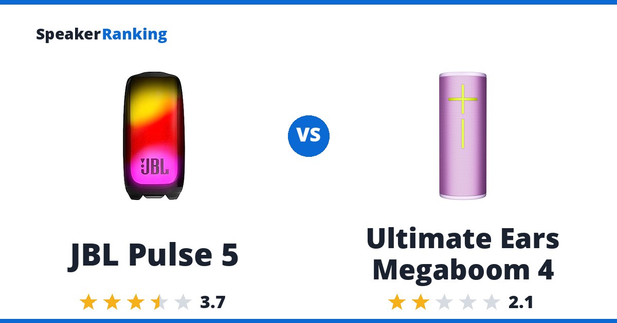 JBL Pulse 5 vs Ultimate Ears Megaboom 4