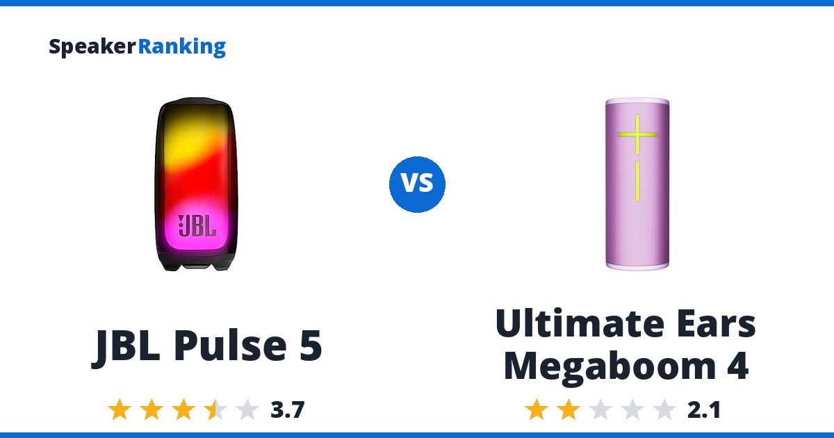 JBL Pulse 5 vs Ultimate Ears Megaboom 4