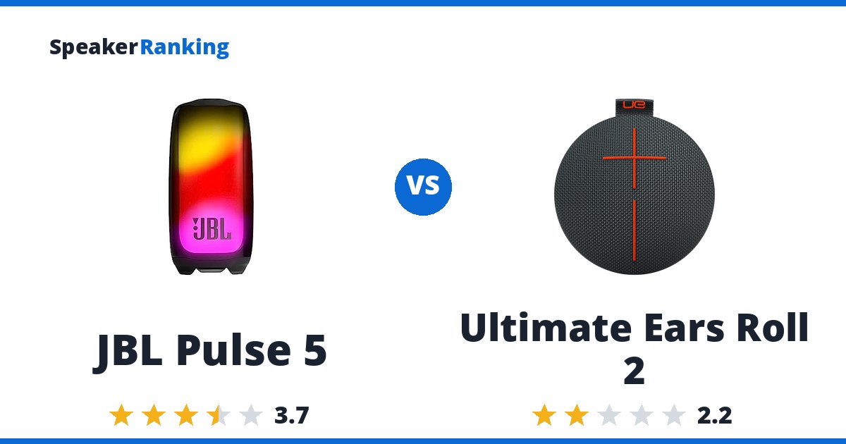 JBL Pulse 5 vs Ultimate Ears Roll 2