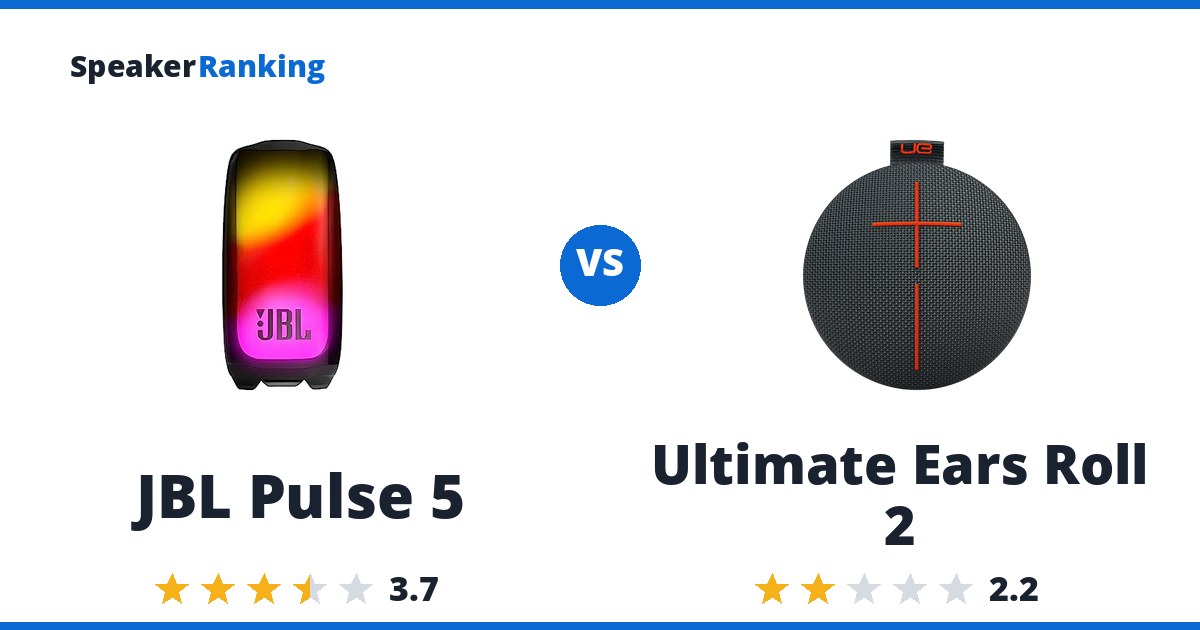 JBL Pulse 5 vs Ultimate Ears Roll 2
