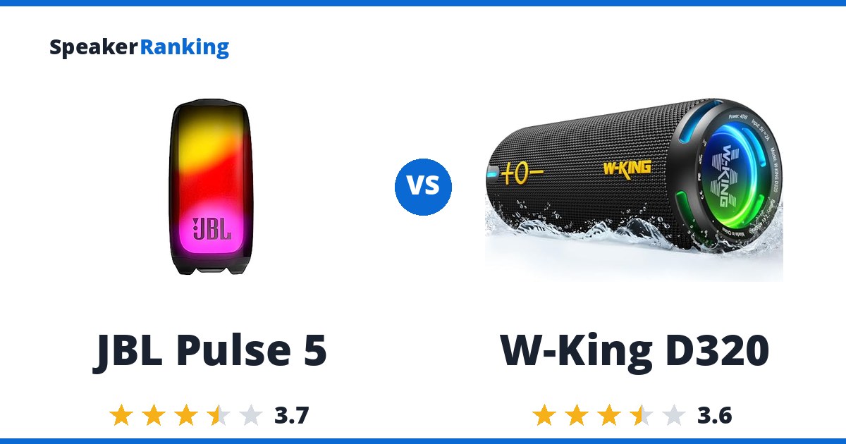 JBL Pulse 5 vs W-King D320