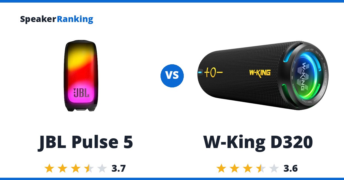 JBL Pulse 5 vs W-King D320