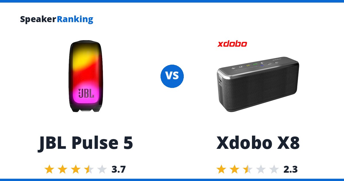 JBL Pulse 5 vs Xdobo X8