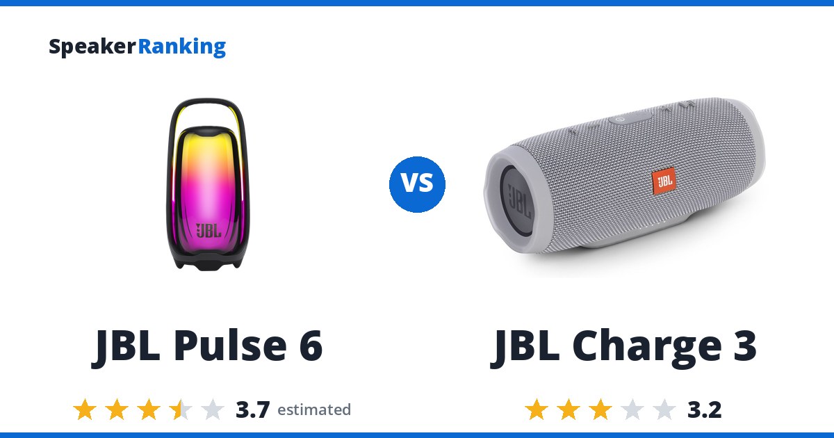 JBL Pulse 6 vs JBL Charge 3