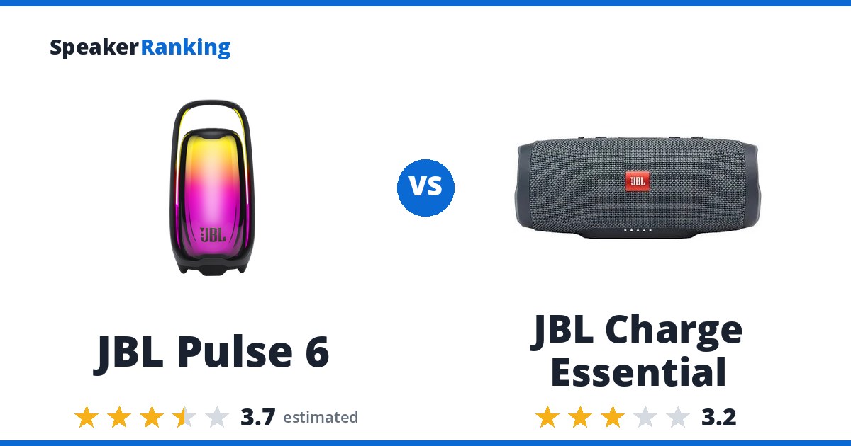 JBL Pulse 6 vs JBL Charge Essential