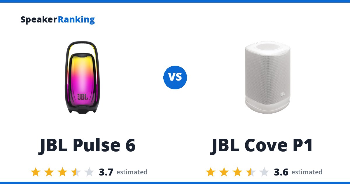 JBL Pulse 6 vs JBL Cove P1