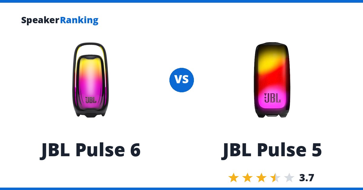 JBL Pulse 6 vs JBL Pulse 5