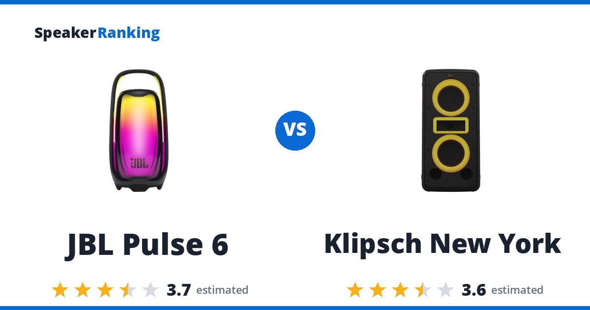 JBL Pulse 6 vs Klipsch New York