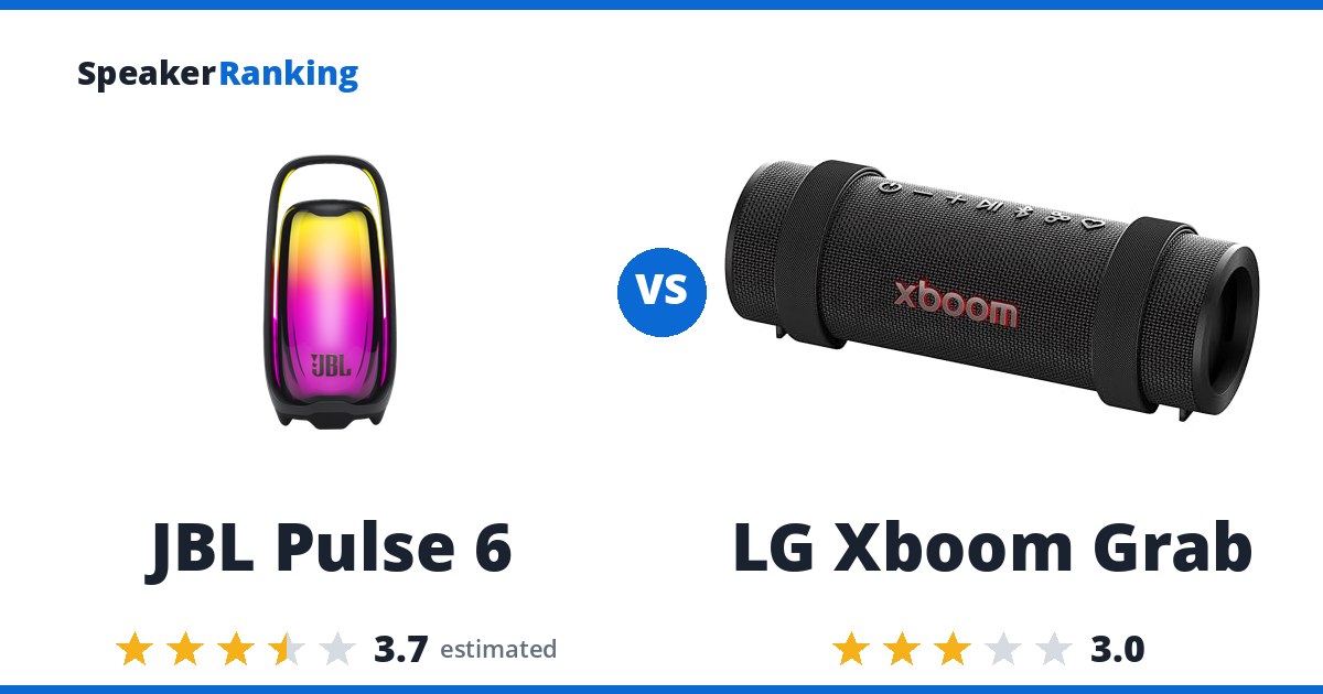 JBL Pulse 6 vs LG Xboom Grab