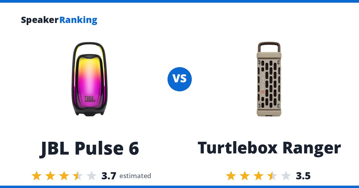 JBL Pulse 6 vs Turtlebox Ranger