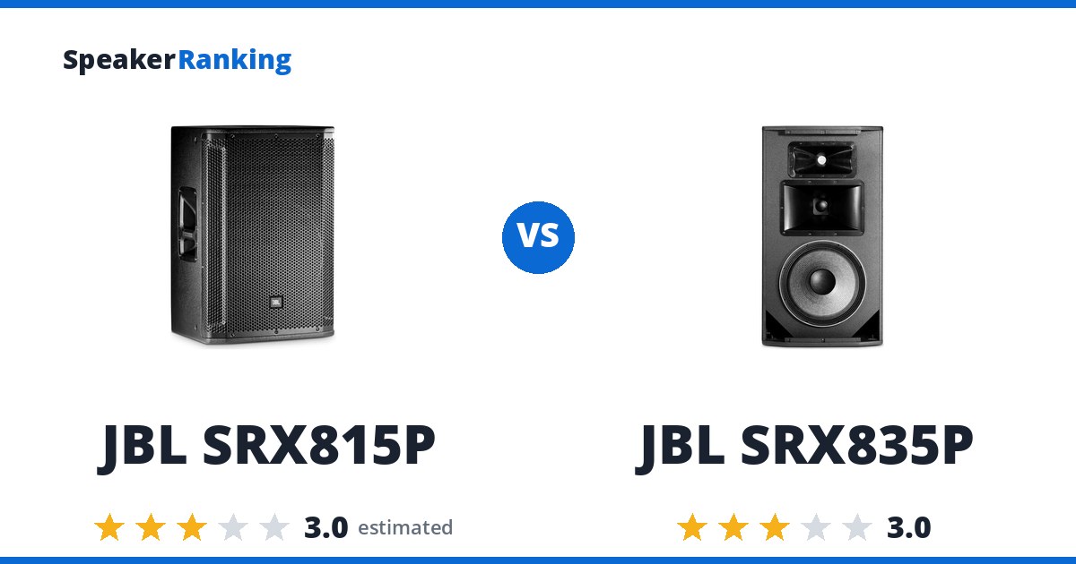 JBL SRX815P vs JBL SRX835P