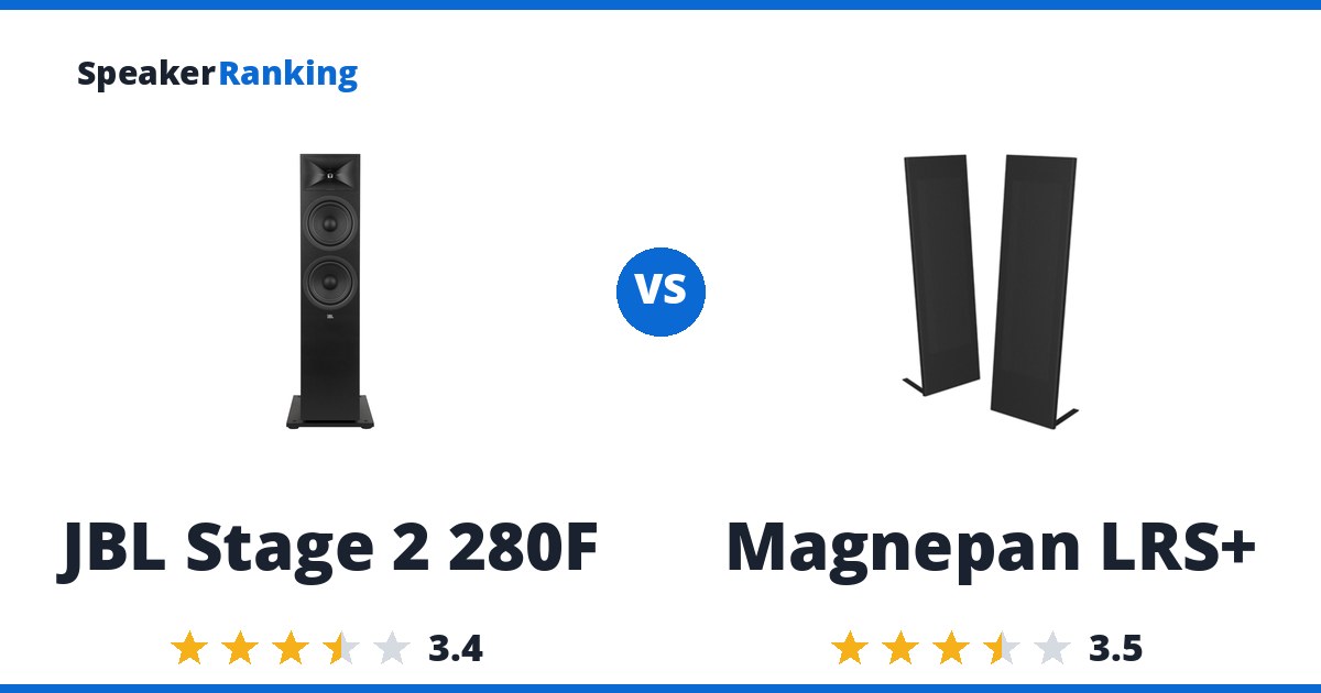 JBL Stage 2 280F vs Magnepan LRS+
