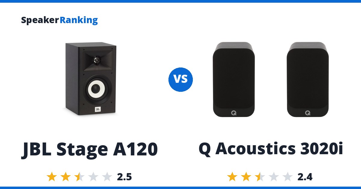 JBL Stage A120 vs Q Acoustics 3020i