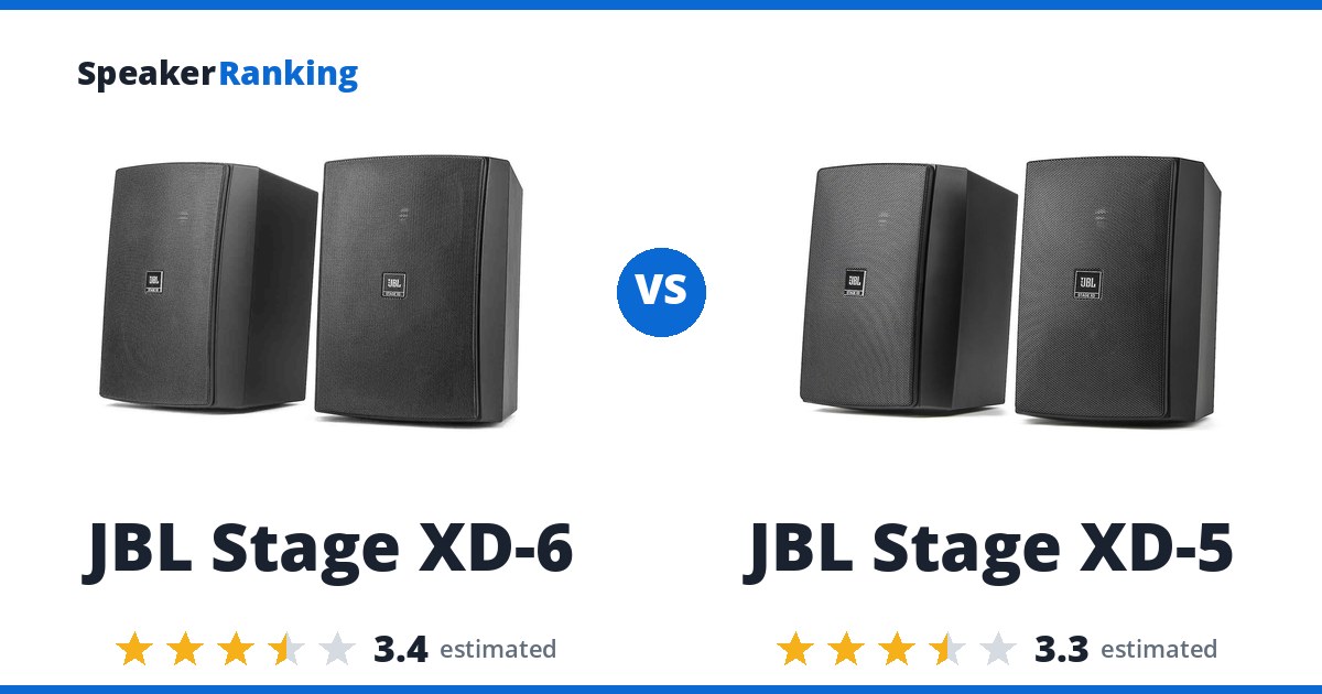 JBL Stage XD-6 vs JBL Stage XD-5