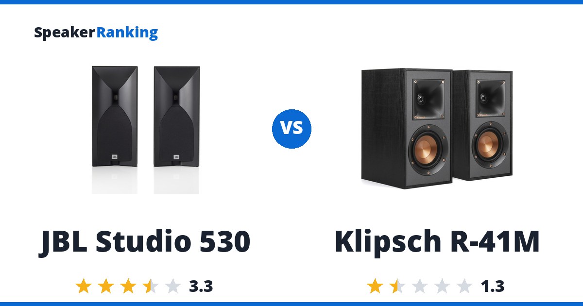 JBL Studio 530 vs Klipsch R-41M