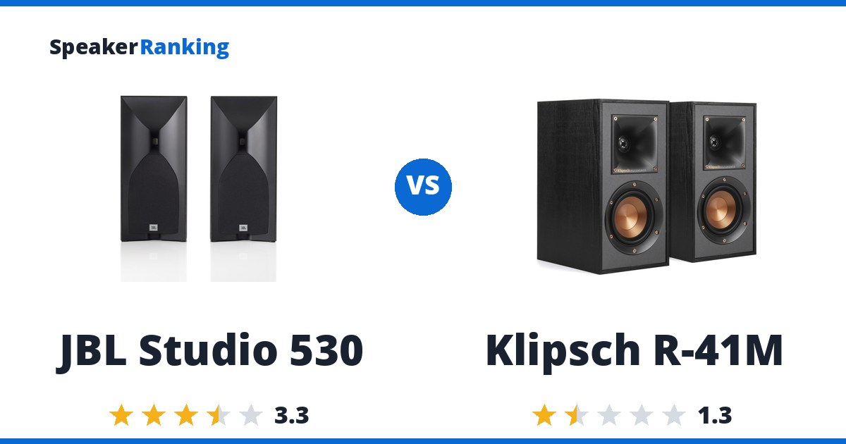 JBL Studio 530 vs Klipsch R-41M
